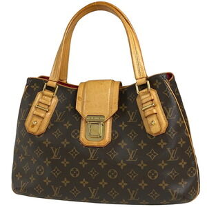 Louis Vuitton Greet Shoulder Bag Tote Handbag Monogram Brown